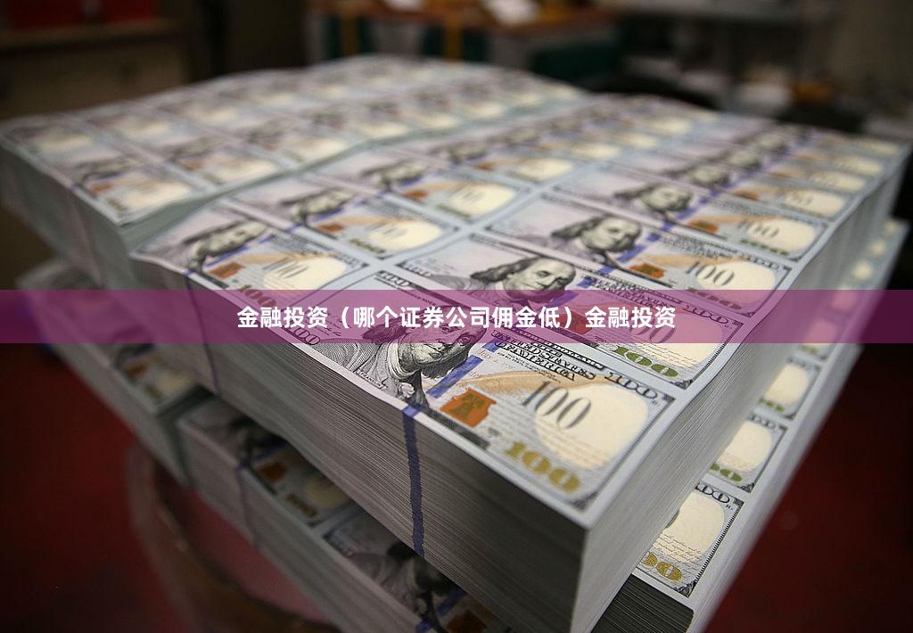 金融投资（哪个证券公司佣金低）金融投资