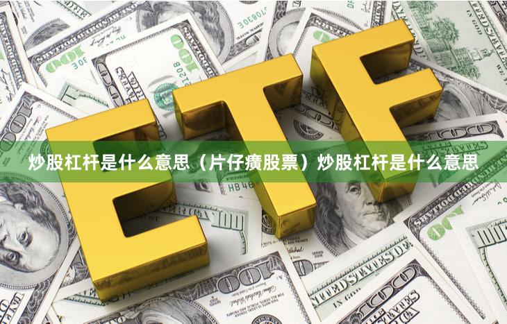 炒股杠杆是什么意思（片仔癀股票）炒股杠杆是什么意思