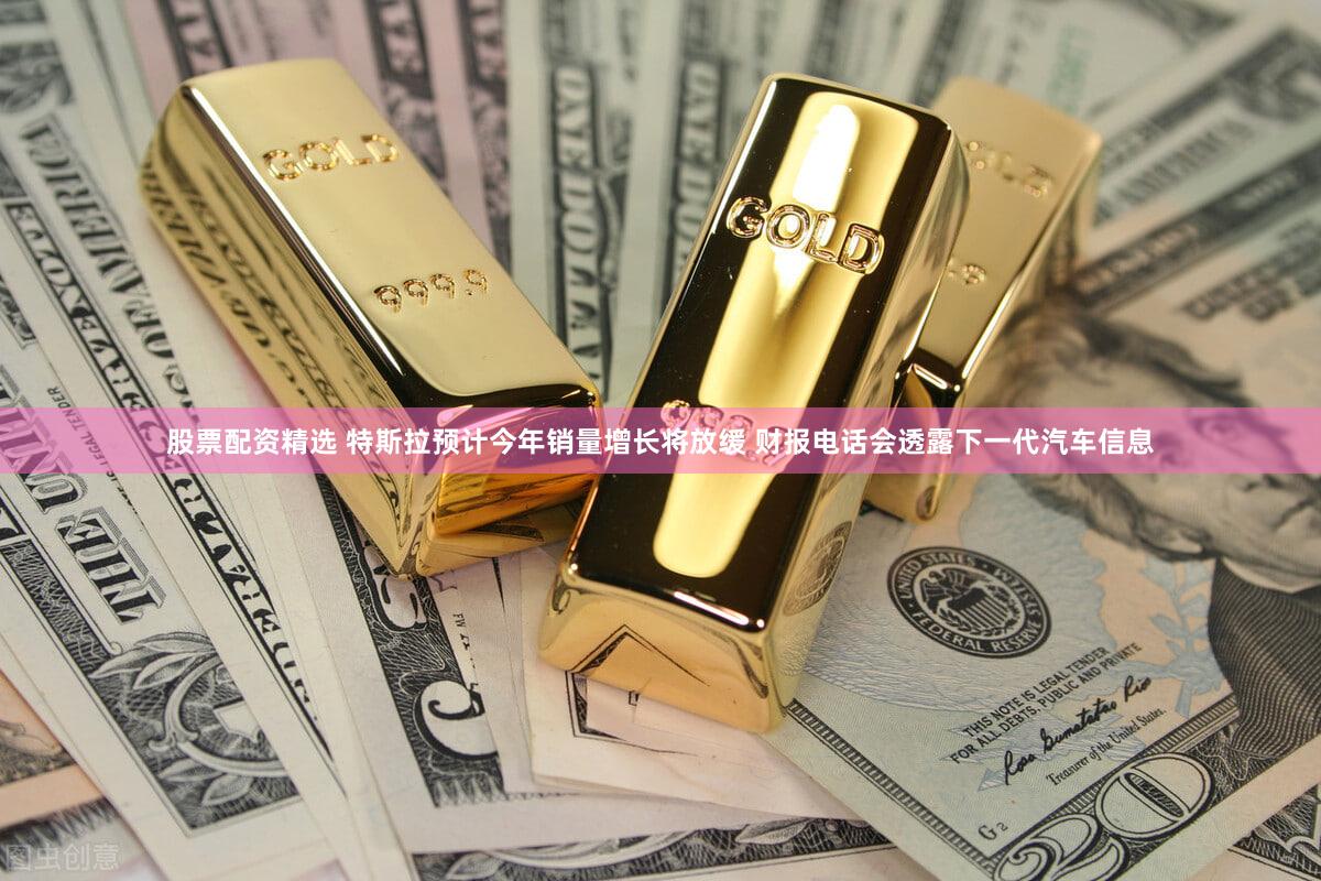 股票配资精选 特斯拉预计今年销量增长将放缓 财报电话会透露下一代汽车信息