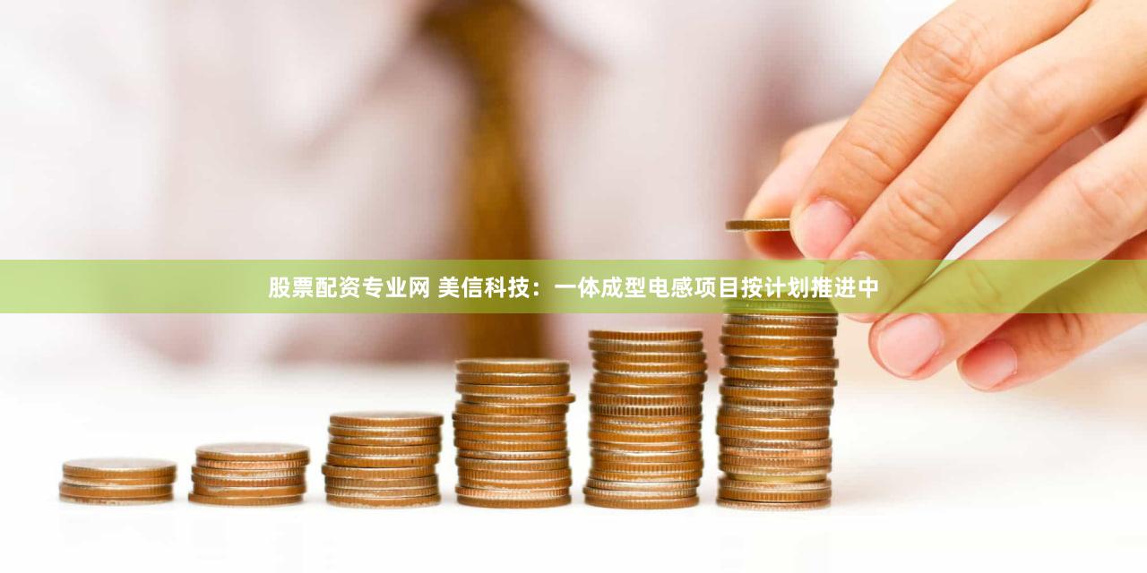 股票配资专业网 美信科技：一体成型电感项目按计划推进中