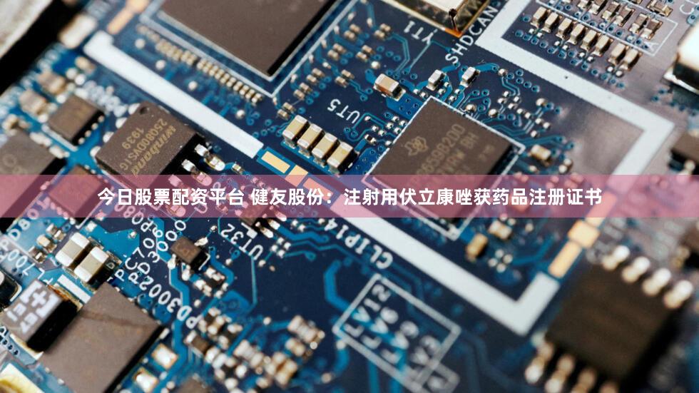 今日股票配资平台 健友股份：注射用伏立康唑获药品注册证书