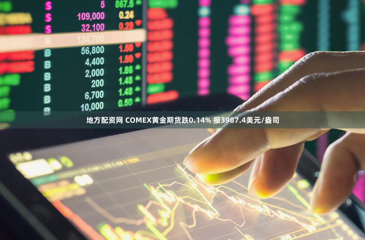地方配资网 COMEX黄金期货跌0.14% 报3987.4美元/盎司