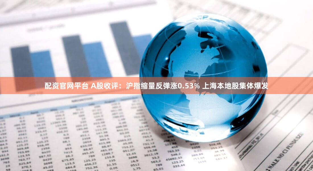 配资官网平台 A股收评：沪指缩量反弹涨0.53% 上海本地股集体爆发