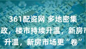 361配资网 多地密集出台楼市新政，楼市持续升温，新房市场更“卷”